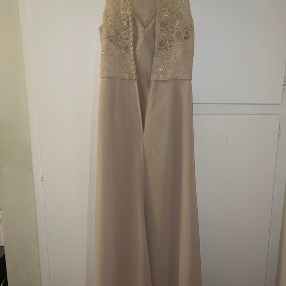 Cream Bridesmaid Dress - Picture 4 of 5